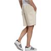 adidas Originals Culoare Solidă Logo Brodat Bandă Laterală Pantaloni Scurți cu Croială Dreaptă Pantaloni Scurți Bărbați Crem GN3457