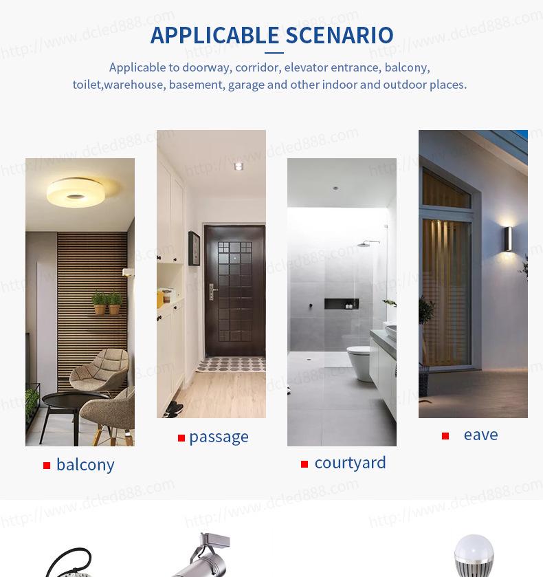 360° Ceiling PIR Motion Sensor 100-240V