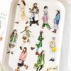 30pcs/1 lot Sticker pack Street corner pedestrian series character decoration collage materials