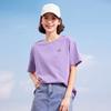 Women's Loose Fit Cotton Printed Drop-Shoulder Short Sleeve T-Shirt
