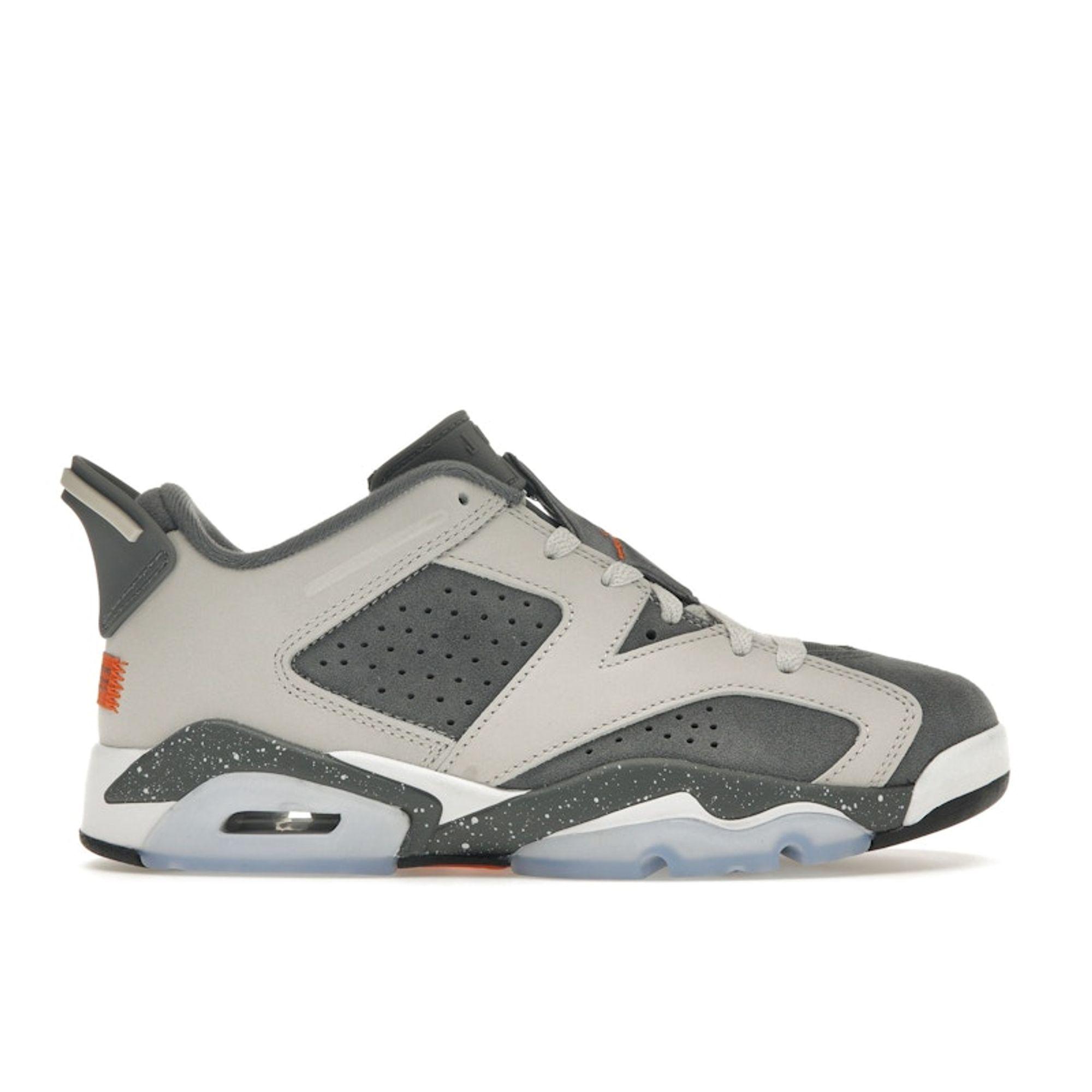 

Paris Saint-Germain x Air Jordan 6 Retro Low Iron Grey Мужские кроссовки Light-Bone Magma-Orange White DZ4133-008 48.5