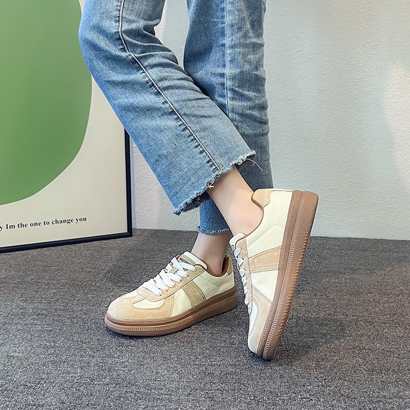 Augustine casual Forrest Gump shoes women's spring 2025 new ins Hong Kong style retro sports training shoes board shoes