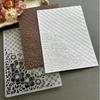 2D Grid Embossed Texture Board Mold for Crafting and Journals