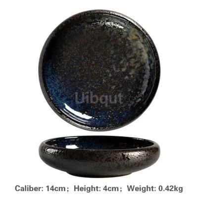 Seaweed cup Side dish Ceramic round cup Japanese and Korean tableware Dessert round dish Multicolor bowl ramen bowl Bowl set