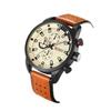 CURREN 8250 Men's Quartz Sport Casual Watch with Leather Strap