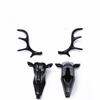 Antler Hooks for WallsNo Need for Drilling Strong Hanging Clothes Sticky Hooks for WallsDeer Head Decorative Hooks Key Hooks