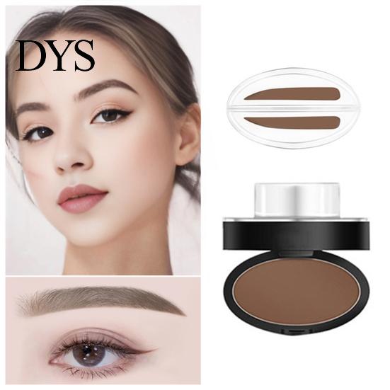 Waterproof Brow Powder Seal 1/2Pcs 6G Eyebrow Stamp Natural Long Lasting Smudge-proof Lazy Shape Women Girls Beginner Makeup Tools