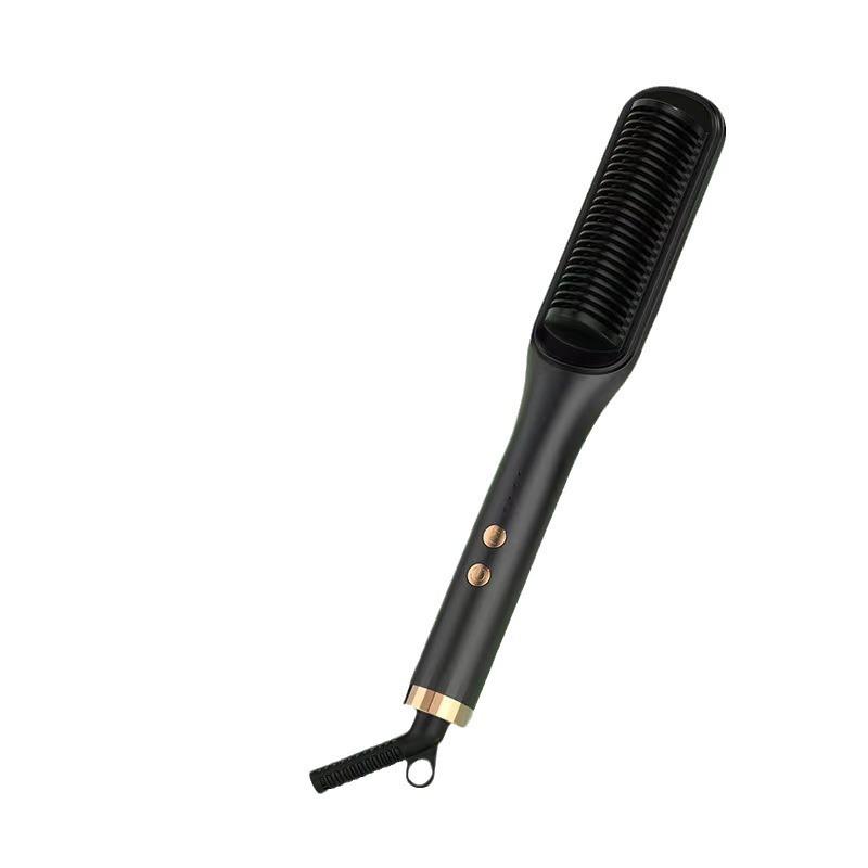 Dual-Use Ionic Hair Straightener & Curling Comb