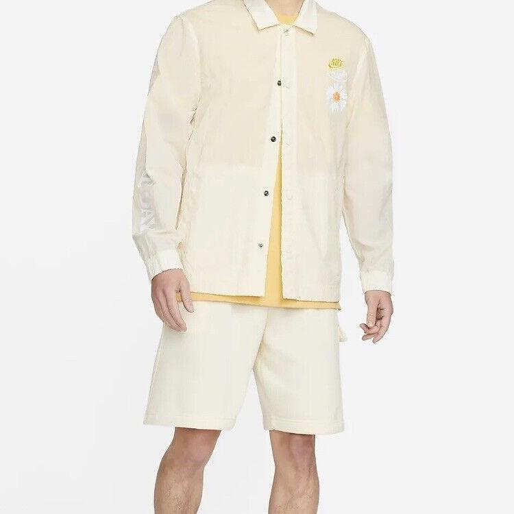 New Nike Shirts Men's Light Yellow DM5055-113