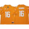 Tennessee Volunteers College Football Jersey Retro Style Embroidered Practice Uniform Men