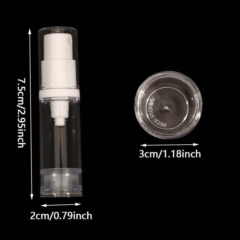 1 Set Vacuum Bottle Travelling Dispenser Bottle Set Press Spray Cosmetic Portable Empty Bottle Cream Lotion Foundation Refillable Bottles
