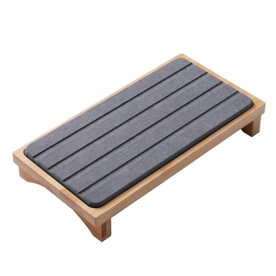 Vattenabsorberande stenbricka läckagesäker kiselgurstensmatta för köksbänkskivor snabbtorkande tvålkoppsorganisatör fåfängamatta