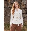 i.t:CHOCOOLATE Women's Lapel Belted Blazer