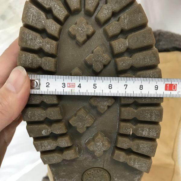 Timberland Kožené fleecové vysoké boty 8M 24.5-25.0 Béžové boty(POUŽITÝ)