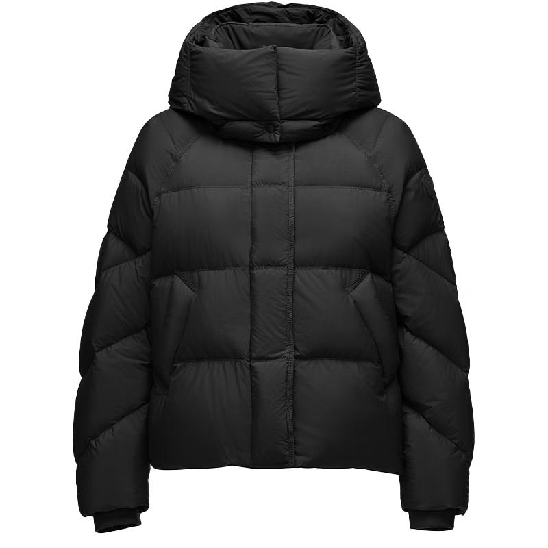 Tanboer Women s Casual Detachable Hood Short Down Jacket XL