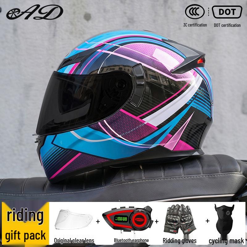 Bluetooth Flip-up Motorcycle Helmet, 3C Certified for Off-road and Electric Vehicles
