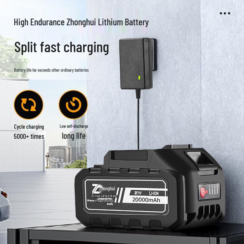 Portable High-Power Wireless Car Wash: Lithium Battery Water Gun for Outdoor Use