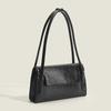 Simple New Women's Bag, High-end Solid Color Underarm Bag, Versatile Styling Small Square Bag, Shoulder Texture Flip Bag.