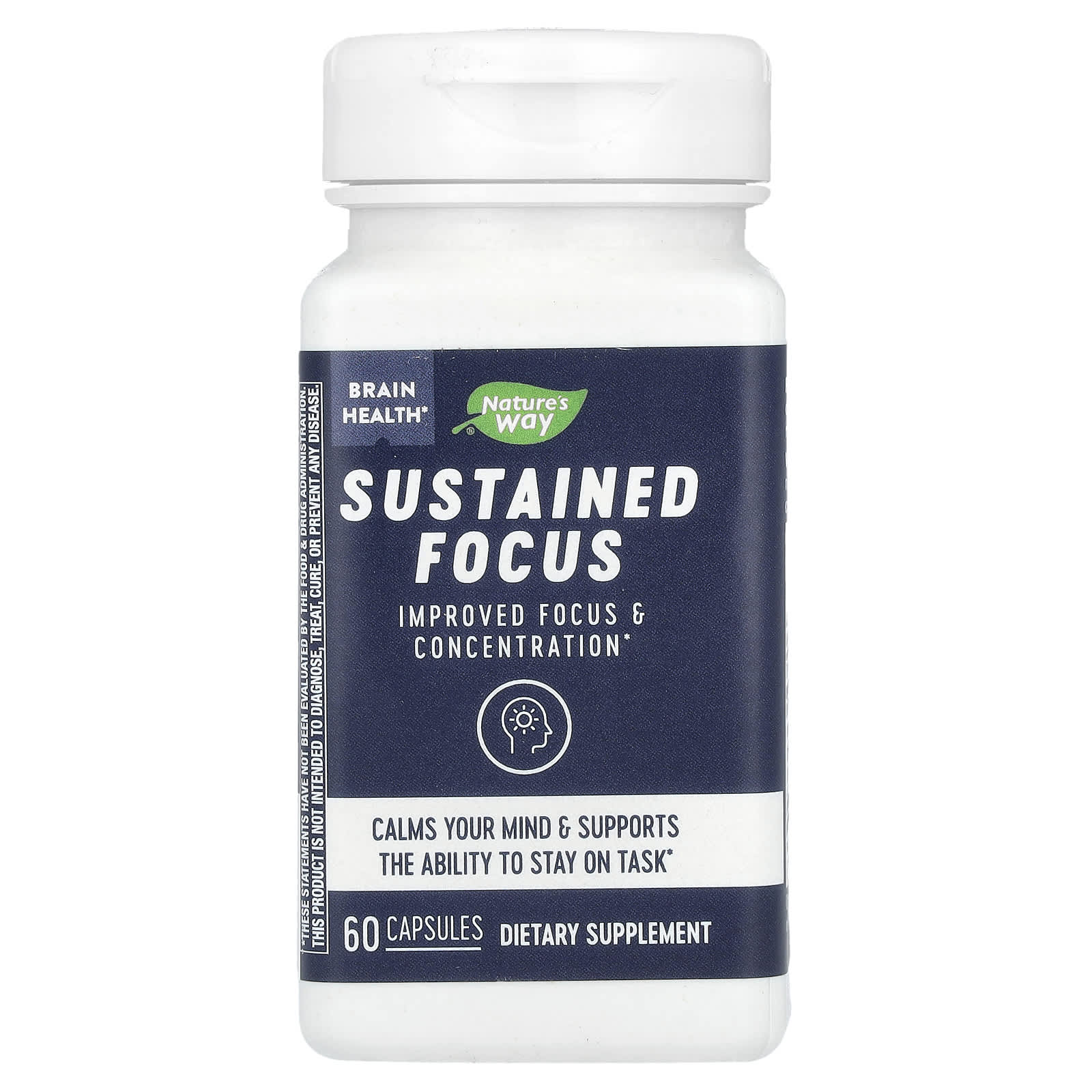 

Nature s Way, Sustained Focus, 60 Capsules
