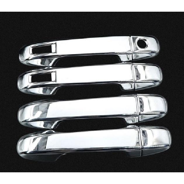 8X Sensor Hole ABS Chrome Side Door Handle Cover Trim For Subaru Forester 19-22