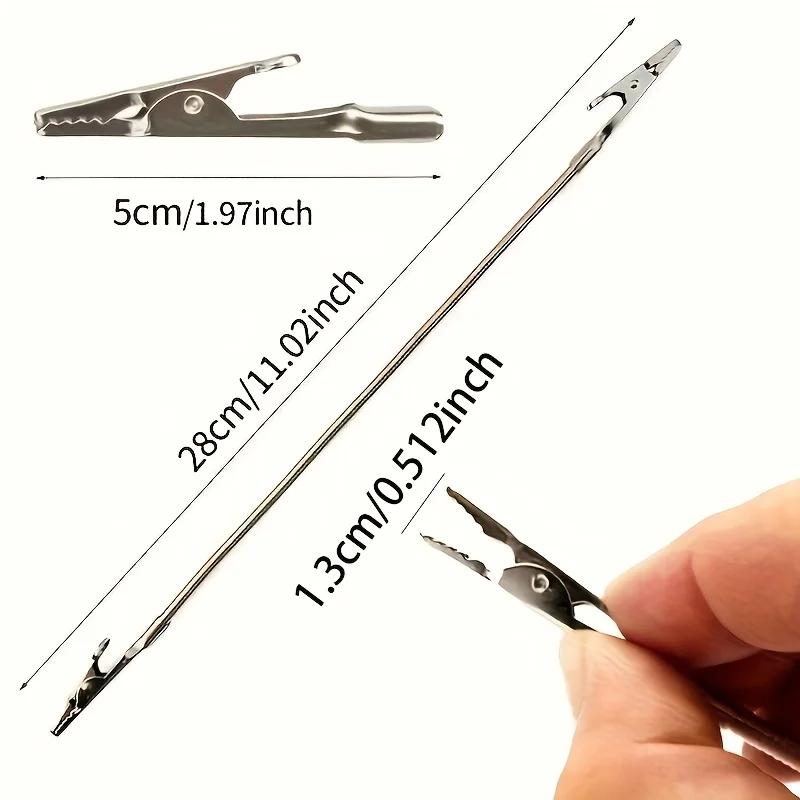 

Flexible Universal Crocodile Clip With Double Heads That Can Rotate In Any Direction, Price Tag, Note, Photo, Mosquito Coil Universal Clip серебряный