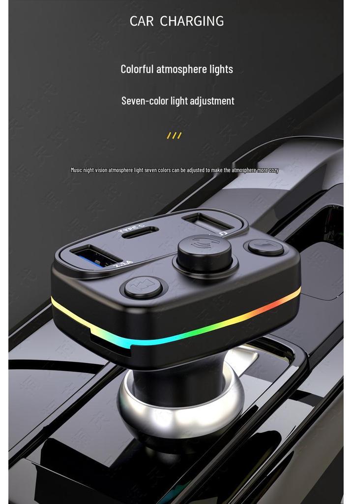 Universal Car Bluetooth FM Transmitter & PD Fast Charger