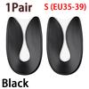 New U-Shaped Silicone Heel Cushion Shock Absorbing Half Cushion Heel Protector Foot Pain Relief Gel Cushion