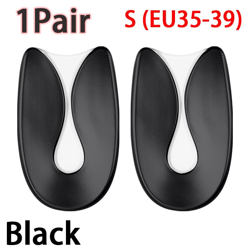 New U-Shaped Silicone Heel Cushion Shock Absorbing Half Cushion Heel Protector Foot Pain Relief Gel Cushion
