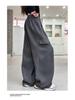 Girls' Stylish Fleece-Lined Cargo Pants - Autumn/Winter 2025, Thickened Straight-Leg for Jazz Dance & Everyday Wear