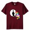 Unicorn Middle Finger T Shirt Unisex Unisexs TShirt Streetwear Tshirts Anime Clothes Four Seasons