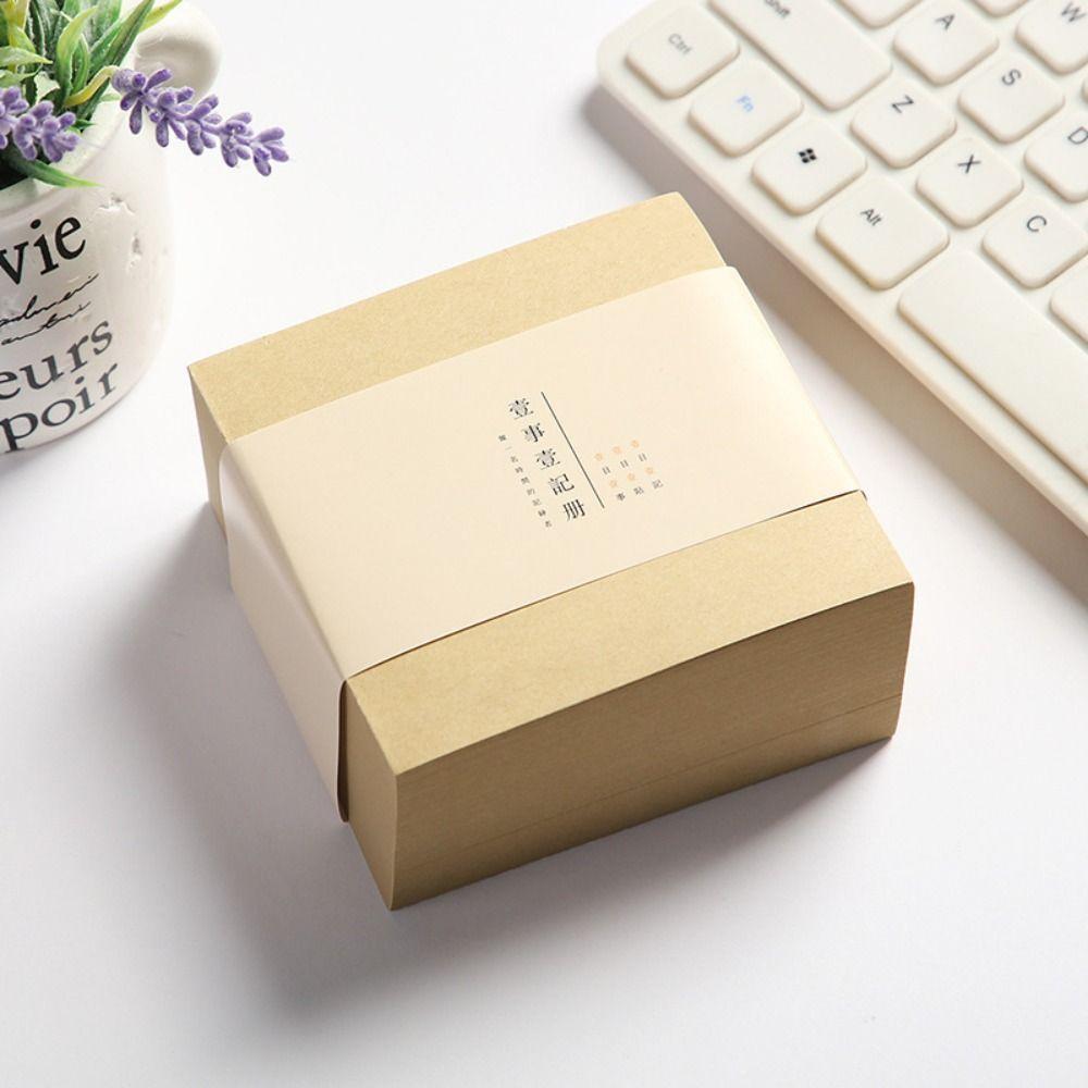 400 Sheets Tearable Notepad Self-adhesive Memo Pads New Note Paper  Students