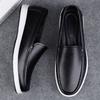 Fashion Genuine Leather Mens Shoes Luxury Brand Man Loafers Dress Moccasins Breathable Slip On Flats Driving Shoes Comfy Business Shoes