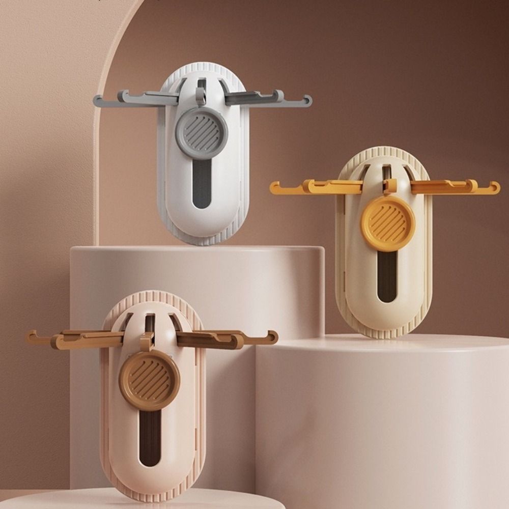 Wall Mounted 5 Claws Telescopic Hook Plastic Kitchen Utensil Hook Creative Wall Hooks  for Kitchen