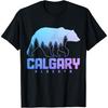 Calgary Alberta Canada Bear Grizzly Pride Outdoor Vintage T-Shirt