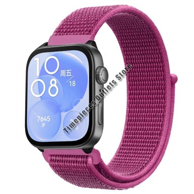 Nylon Loop Strap For Huawei Watch Fit 3 Sport Breathable Replacement Bracelet Wristband For Huawei Watch Fit 3 Belt Accessories