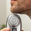 Mini Electric Shaver for Men, LED Display Rechargeable Wet Dry Shaving Razor, Waterproof Portable Beard Trimmer for Travel, Home, Office
