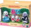 Epoch Sylvanian Seal Familie Figuren Set 8cm Erwachsene 4cm Kinder (5054131057599)
