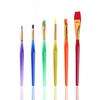 Children's 6-Piece Nylon Bristle Oil and Acrylic Painting Brush Set