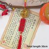 2027 Spring Festival Chinese New Year Goat Hanging Ornament Gold Lucky Red Tassel for Holiday Party Decor