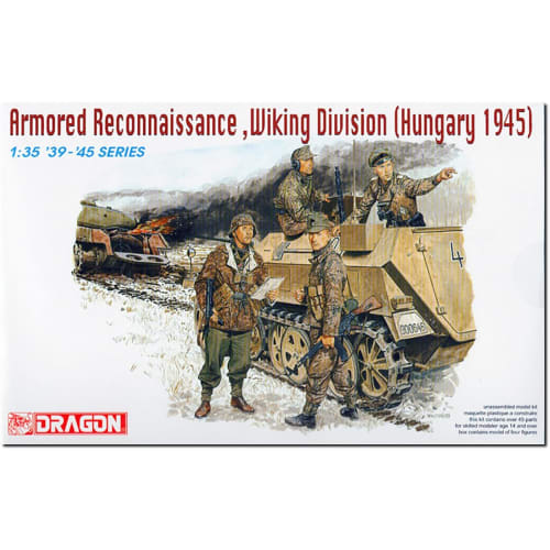 

Platz Dragon 1/35 WWII German Waffen-SS 5th SS Panzer Division Viking Reconnaissance Unit Plastic Model Kit DR6131 (Personnel)