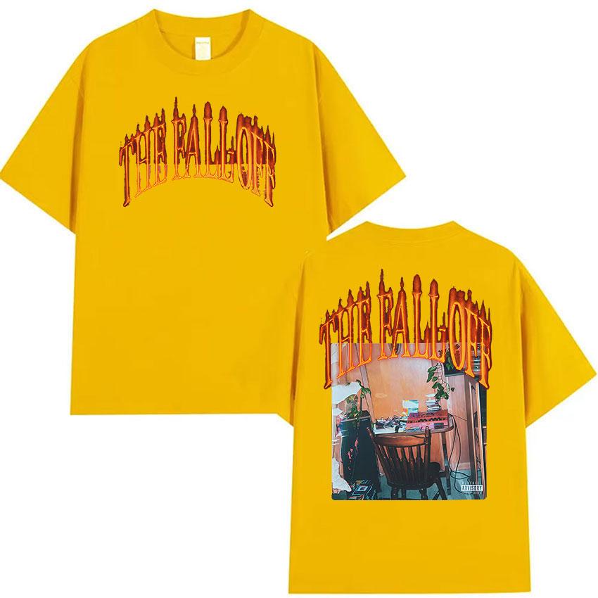 Rapper J.Cole L'Album The Fall Off 2026 Maglietta Grafica Unisex Donna Moda Vintage Alta Qualità Cotone Oversize Maglietta Streetwear