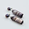 Fashion Pearl Earrings Long Earrings Baroque Freshwater Pearl Women's Silver Earrings