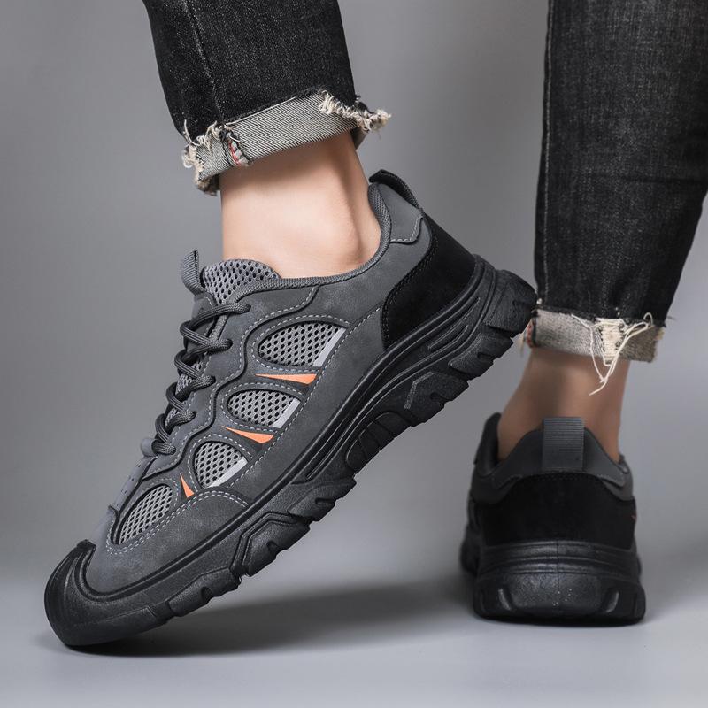 Zapatos de Verano para Hombre Cómodos Ligeros Superficie de Malla Transpirables Zapatos Casuales Zapatos de Senderismo de Moda