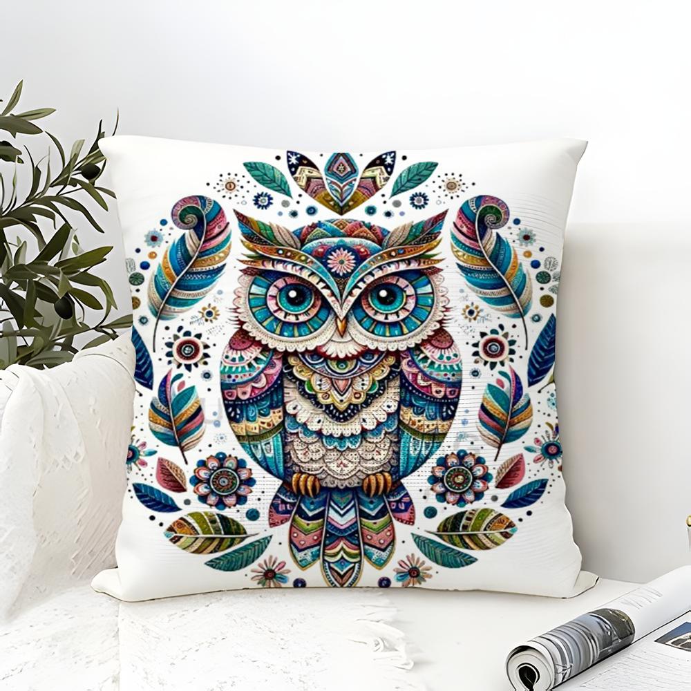 Natural Beautiful Floral And Butterfly Prints Pillow Case Linen Pillow Case Sofa Home Decor Cushion Cover Cushion Cove