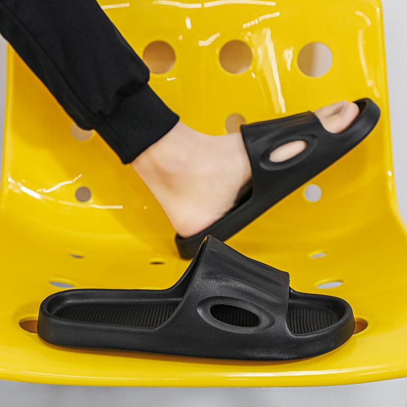 35-46 Large Summer Solid Color Outdoor Sandals Beach Shoes Slippers Indoor and Outdoor Men's and Women's Slippers