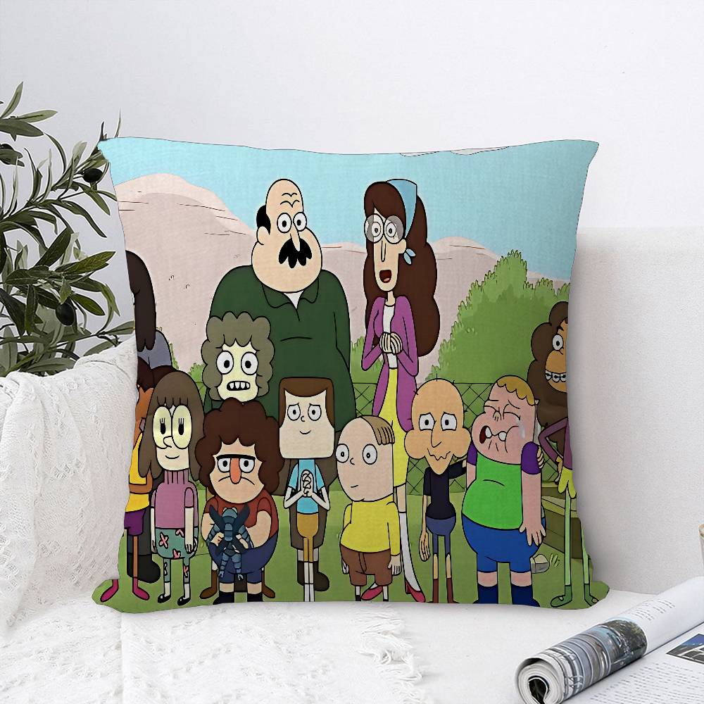 Classic Cartoon C-Clarence TV Cushion Cover Inches Farmhouse Decor Home Throw Pillow Covers For Couch Decorations