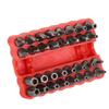 33Pcs Security Screw Hex Bit Set Chrome Vanadium Steel 14in Shaft for Vehicle Computer