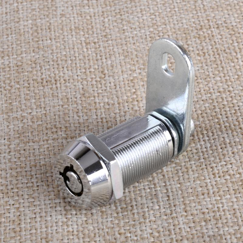 1-1/8" Door Cam Lock Cylinder Washer With 2 Keys For RV Trailer Storage Compartment Motorhome Camper