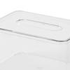 Clear Tissue Box Multi Functional Rectangle Decorative Space Saving Transparent Napkin Storage Dispenser