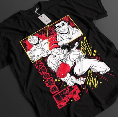 Baki The Grappler Shirt Yujiro Hanma Tshirt Baki Top Fighting T-Shirt Unisex Tee